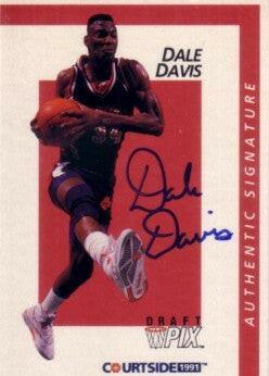 Dale Davis certified autograph Clemson Tigers 1991 Courtside card - AutographsForSale.com
