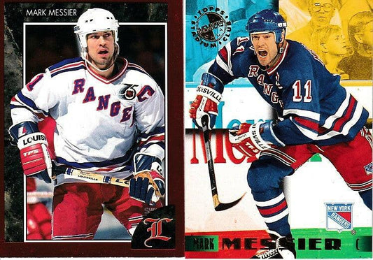 Mark Messier NY Rangers 1992 Legends & 1995 Stadium Club Members Only cards - AutographsForSale.com