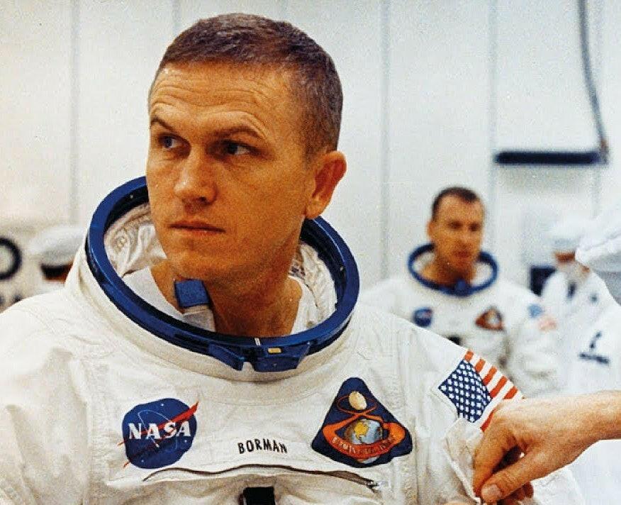 Frank Borman set of 2 8x10 NASA photos - AutographsForSale.com