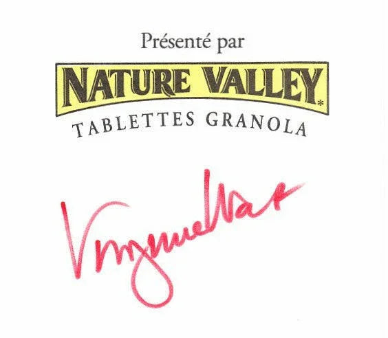 Virginia Wade signed Nature Valley Granola cut signature - AutographsForSale.com