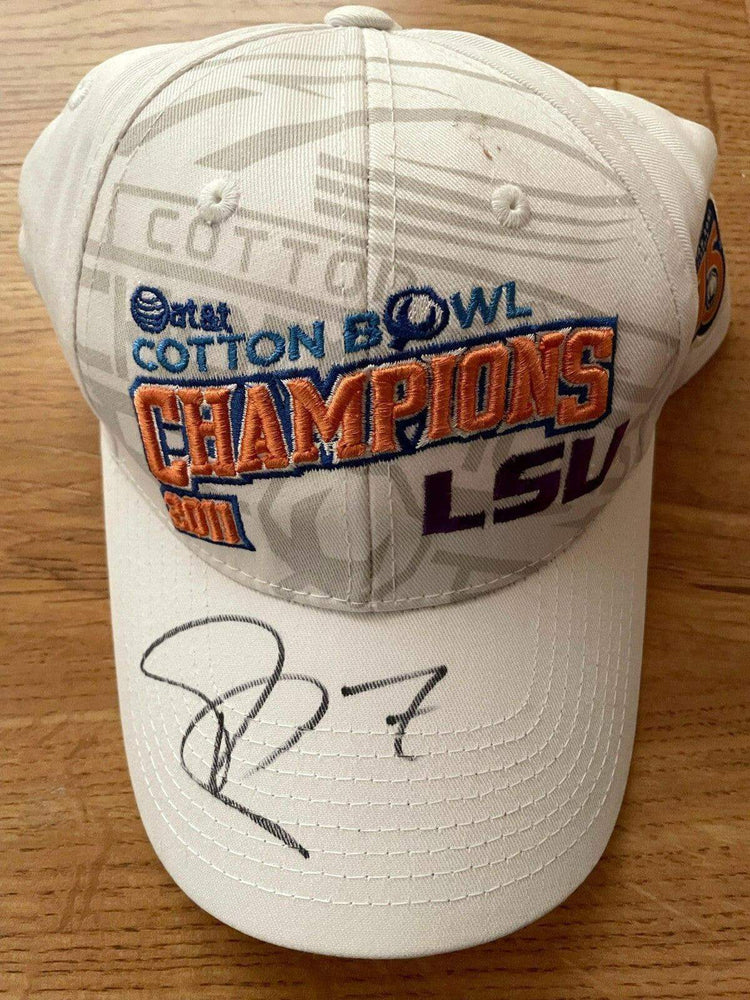 Patrick Peterson signed LSU 2011 Cotton Bowl Champions Cap - AutographsForSale.com