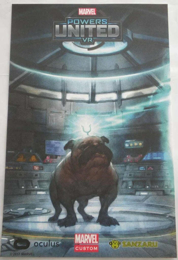 Lockjaw Marvel Powers United VR 2017 Comic-Con poster - AutographsForSale.com