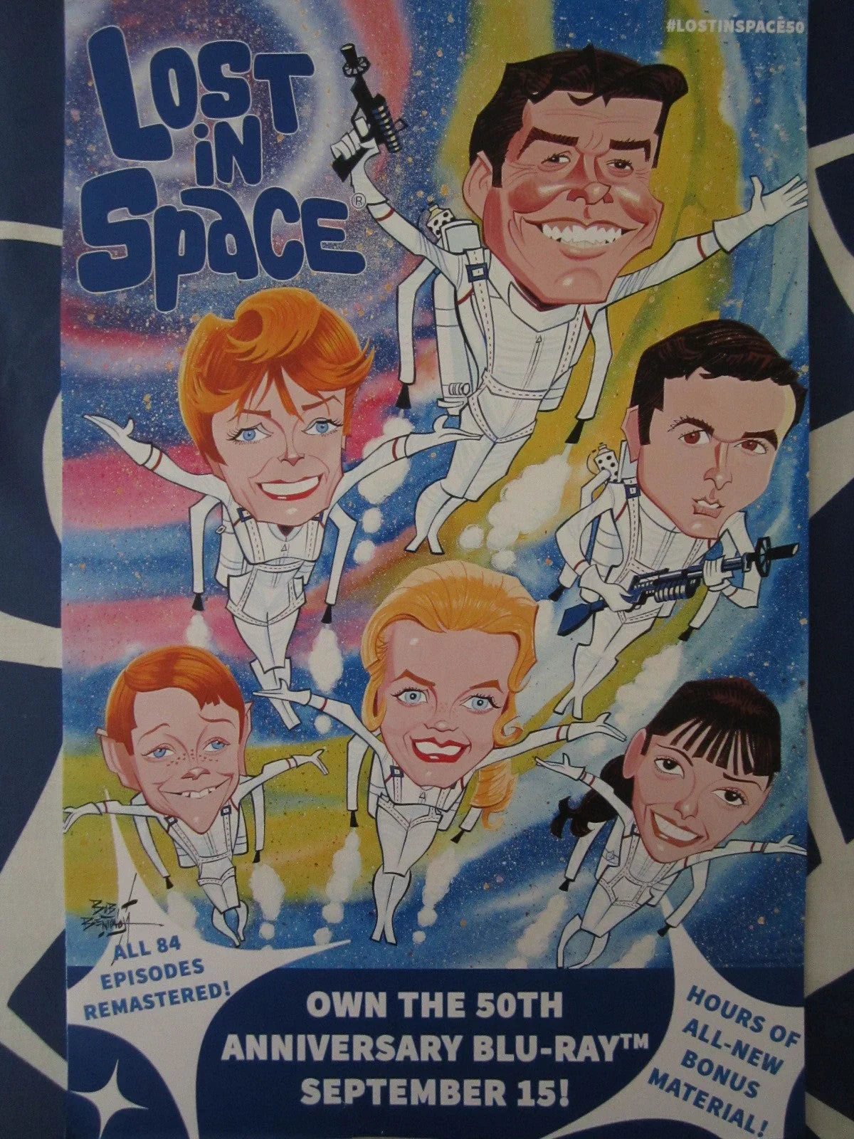 Lost in Space 50th Anniversary Blu-Ray 2015 SDCC mini poster - AutographsForSale.com