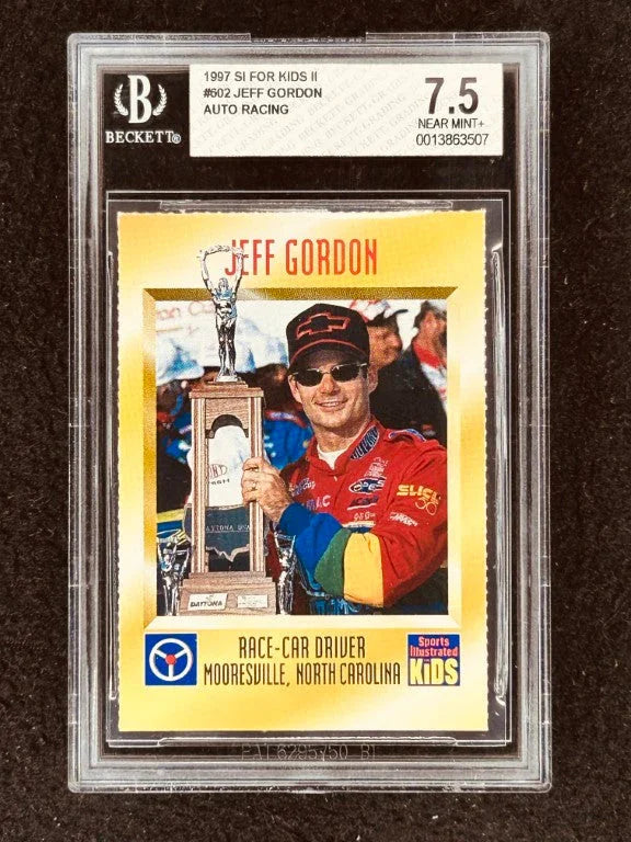 Jeff Gordon 1997 Sports Illustrated for Kids racing card BGS Graded 7.5 - AutographsForSale.com