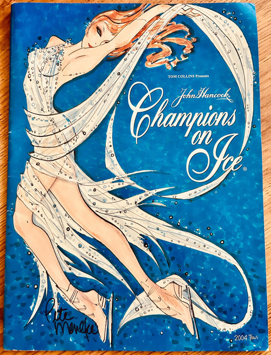 2004 Champions On Ice cast signed skating program Michelle Kwan Sasha Cohen - AutographsForSale.com