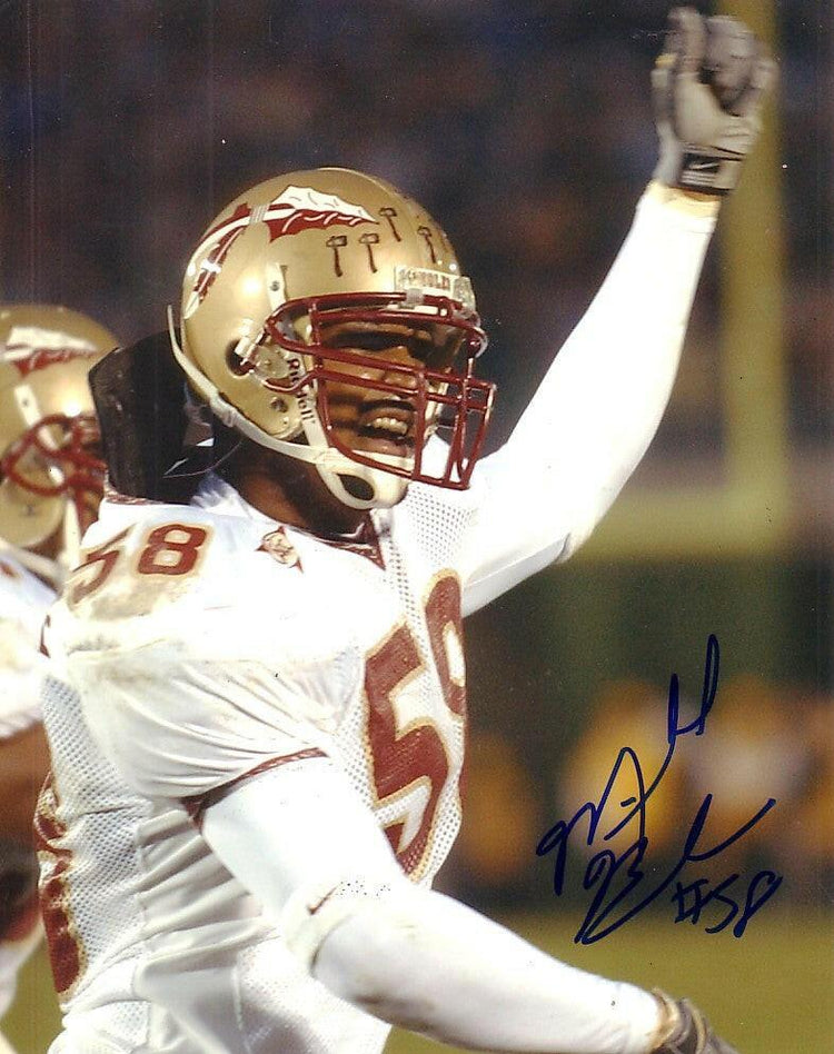 Michael Boulware autographed 8x10 Florida State photo - AutographsForSale.com