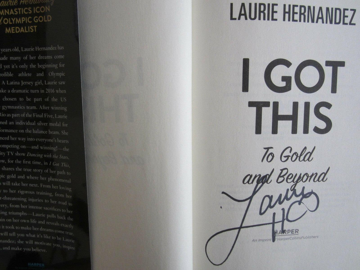 Laurie Hernandez signed I Got This book 2016 US Olympic Gold Medal Gymnast - AutographsForSale.com