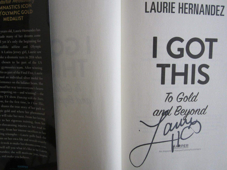 Laurie Hernandez signed I Got This book 2016 US Olympic Gold Medal Gymnast - AutographsForSale.com