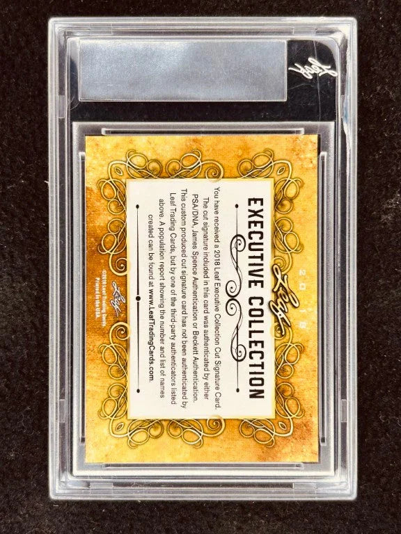 Chris O'Donnell 2018 Leaf Masterpiece Cut Signature certified signed card 1/1 JSA NCIS - AutographsForSale.com