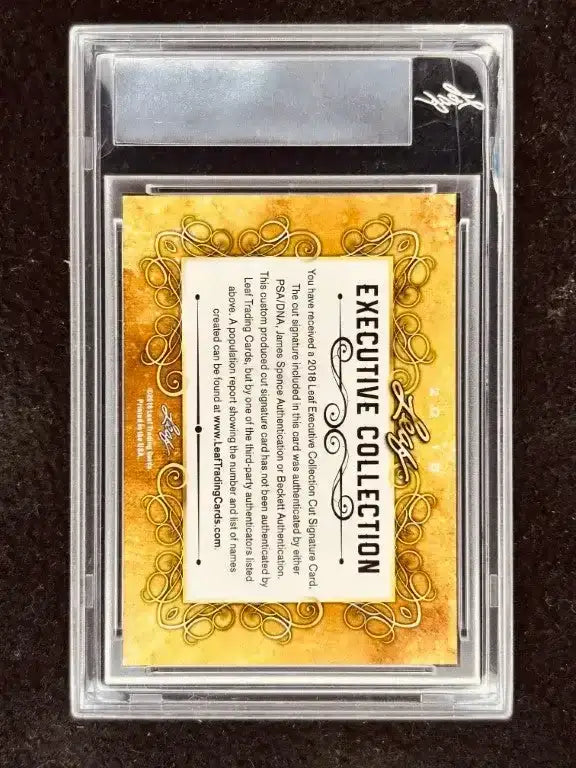 Chris O'Donnell 2018 Leaf Masterpiece Cut Signature certified signed card 1/1 JSA NCIS - AutographsForSale.com