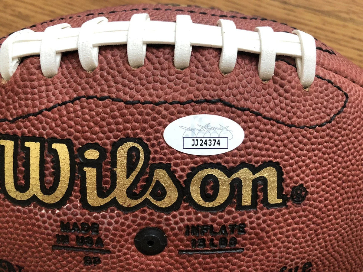 Dick Butkus signed 1994 NFL 75th Anniversary Wilson football JSA Chicago Bears - AutographsForSale.com