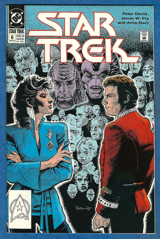 Star Trek DC 1990 comic book issue #6 - AutographsForSale.com