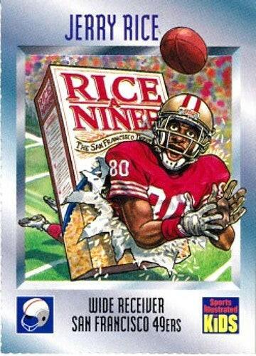 Jerry Rice San Francisco 49ers 1995 Sports Illustrated for Kids card - AutographsForSale.com