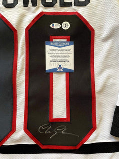 Chevy Chase signed Clark Griswold Blackhawks Pro Player jersey BAS certified - AutographsForSale.com