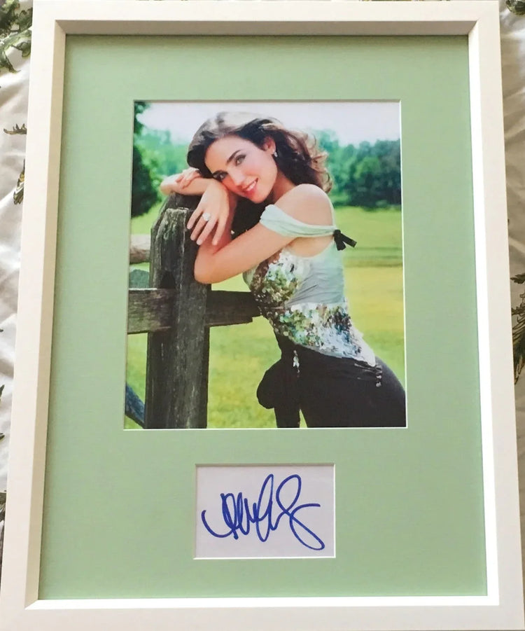 Jennifer Connelly autograph framed with sexy 8x10 photo JSA - AutographsForSale.com