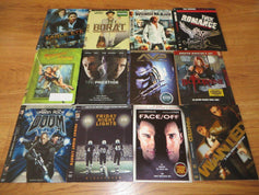 24 DVD movie slipcovers AVP Cinderella Man Dark Knight 1st Blood Prestige True Romance Young Guns - AutographsForSale.com