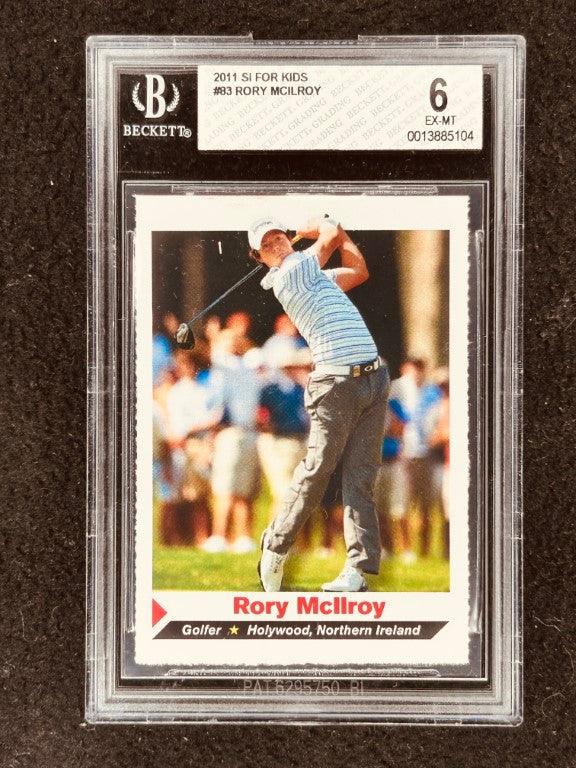 Rory McIlroy 2011 Sports Illustrated for Kids golf Rookie Card Graded BGS 6 ExMt - AutographsForSale.com