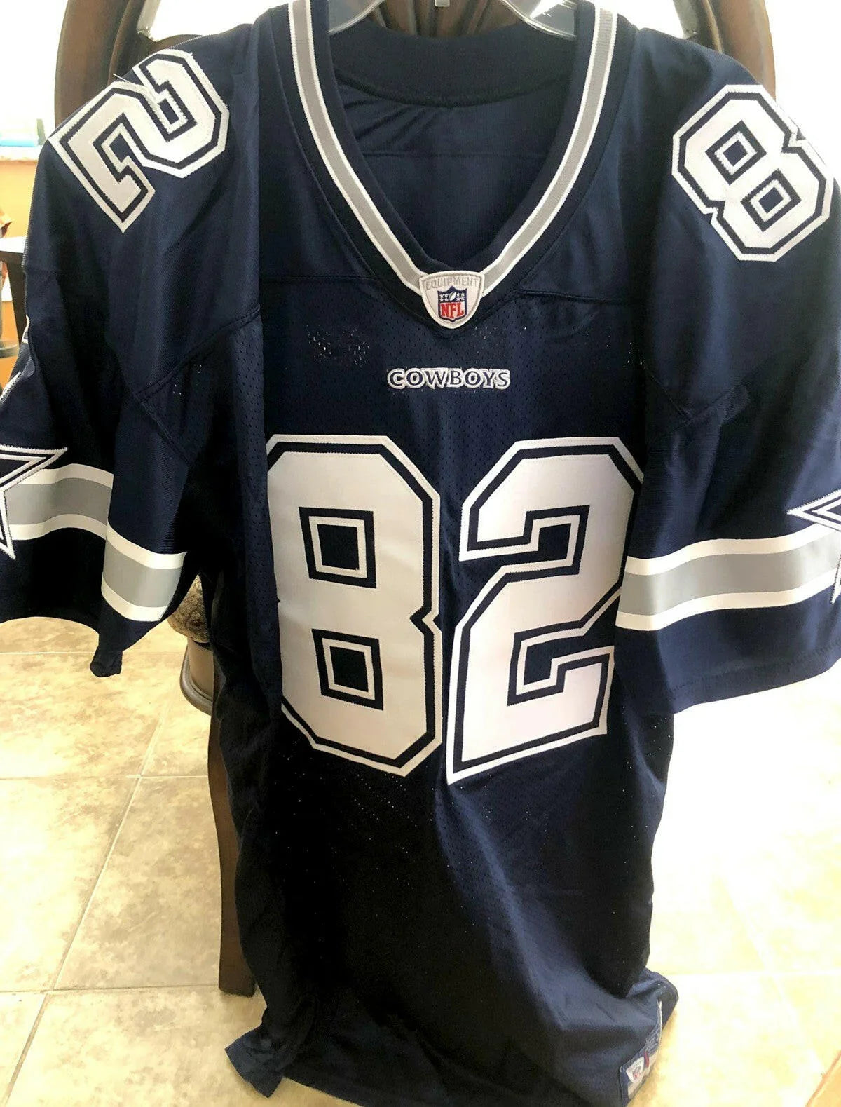 Jason Witten Dallas Cowboys 2003 Rookie Reebok game model blue jersey New - AutographsForSale.com