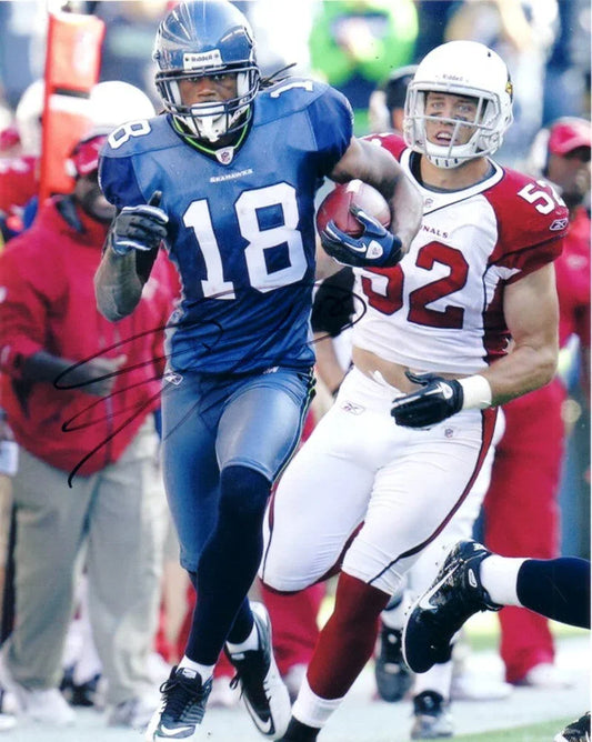Sidney Rice autographed Seattle Seahawks 8x10 photo - AutographsForSale.com