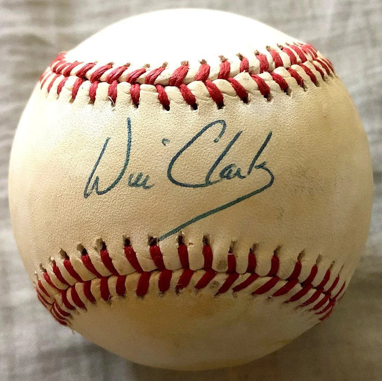 Will Clark signed Rawlings official National League baseball - AutographsForSale.com
