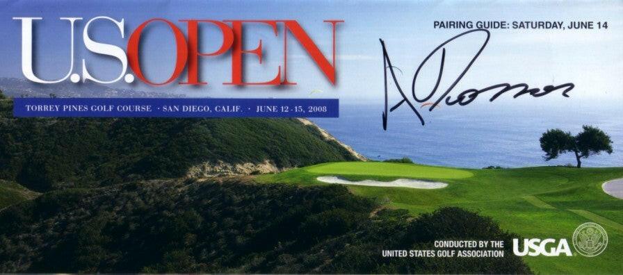 Andres Romero autographed 2008 US Open Pairings Guide - AutographsForSale.com