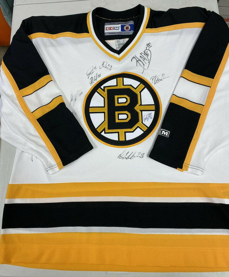 2006 Boston Bruins team autographed CCM jersey PJ Axelsson - AutographsForSale.com