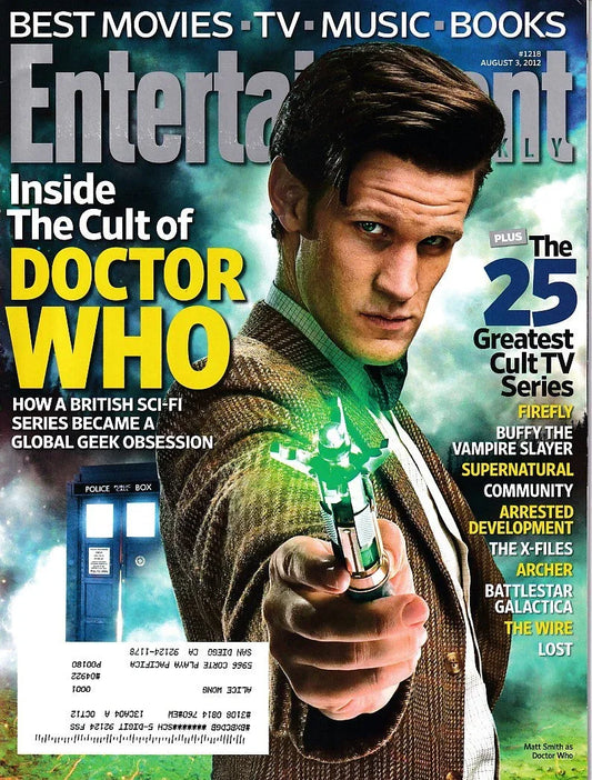 Doctor Who 2012 Entertainment Weekly magazine Matt Smith cover PRISTINE - AutographsForSale.com