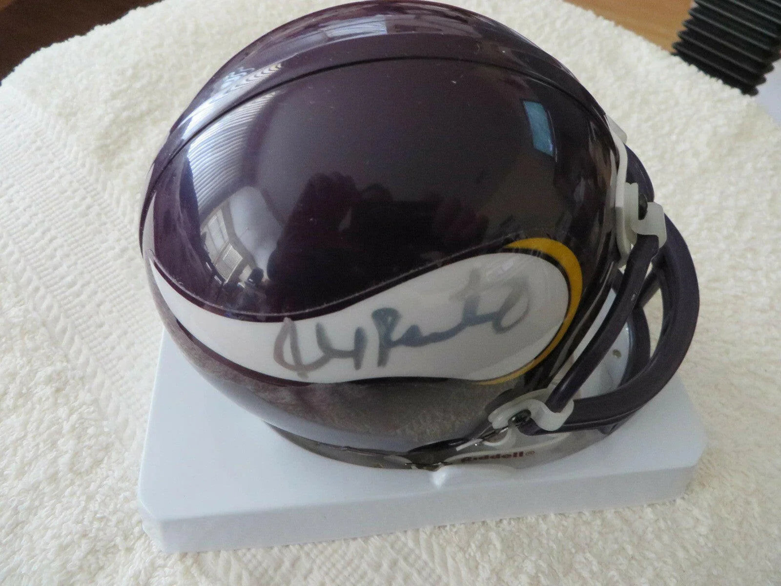 Ahmad Rashad autographed Minnesota Vikings mini helmet JSA - AutographsForSale.com