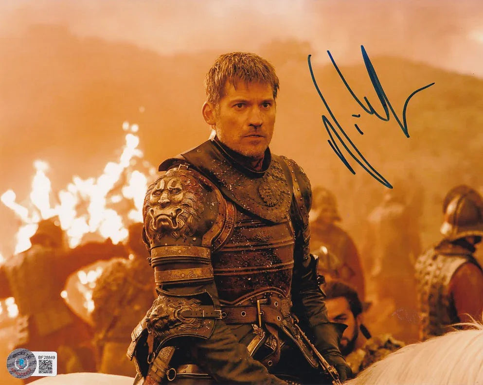 Nikolaj Coster-Waldau autographed Game of Thrones 8x10 Jaime Lannister photo BAS - AutographsForSale.com