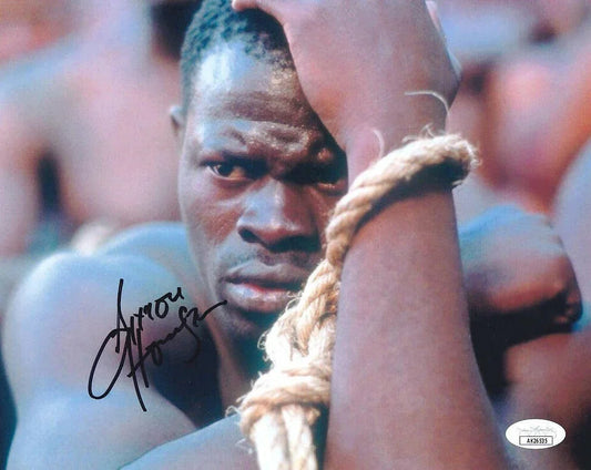 Djimon Hounsou autographed Amistad 8x10 movie photo JSA - AutographsForSale.com