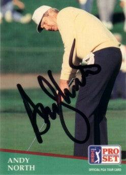 Andy North autographed 1991 Pro Set golf card - AutographsForSale.com