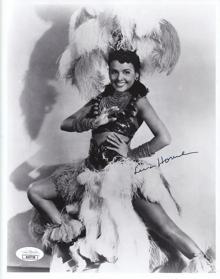 Lena Horne autographed vintage 8x10 black and white publicity photo JSA - AutographsForSale.com