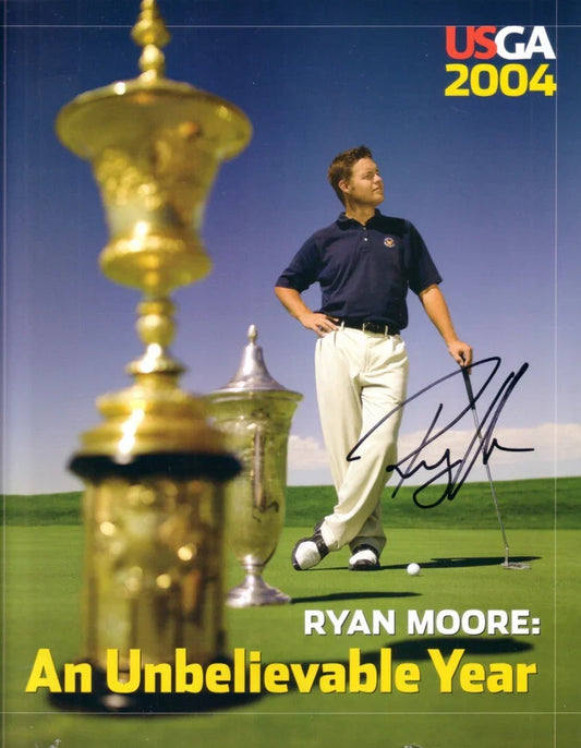 Ryan Moore autographed 2004 USGA golf yearbook - AutographsForSale.com