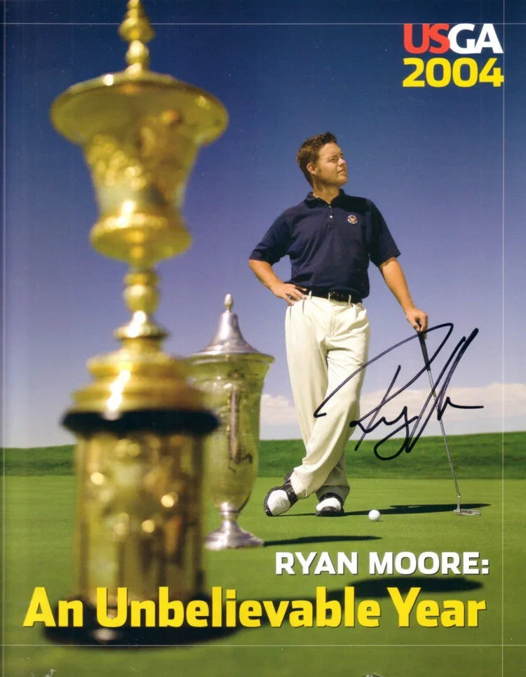 Ryan Moore autographed 2004 USGA golf yearbook - AutographsForSale.com