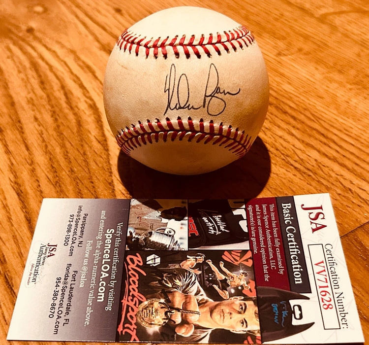 Nolan Ryan autographed Rawlings American League Baseball JSA - AutographsForSale.com
