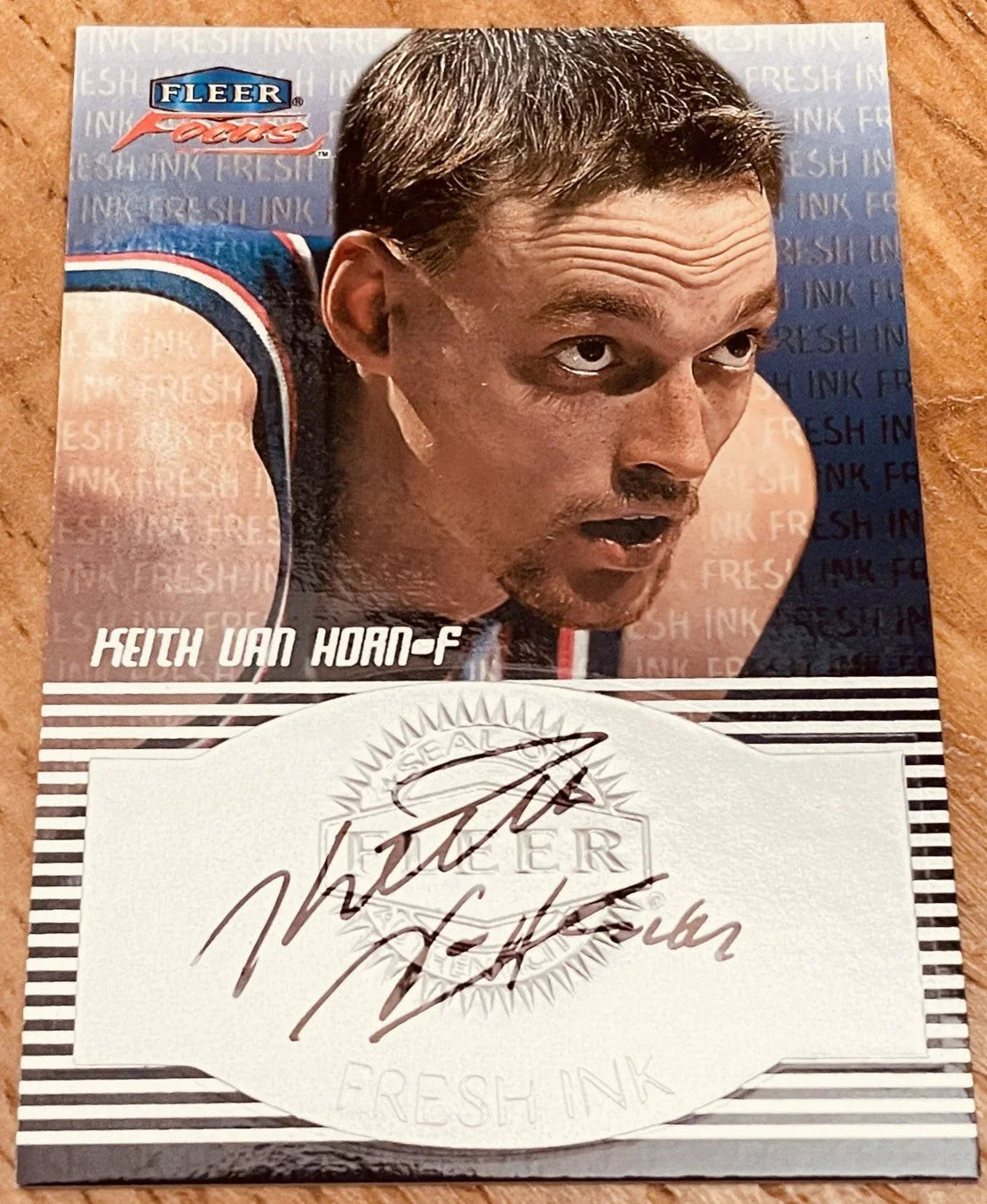 Keith Van Horn certified signed Nets 1999 2000 Fleer Focus Fresh Ink card - AutographsForSale.com