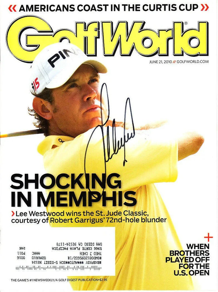 Lee Westwood autographed 2010 Golf World magazine - AutographsForSale.com
