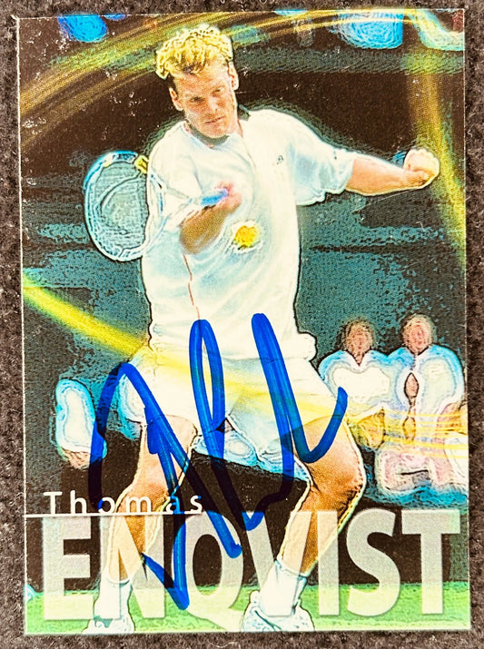 Thomas Enqvist autographed 2000 ATP Tour tennis card - AutographsForSale.com