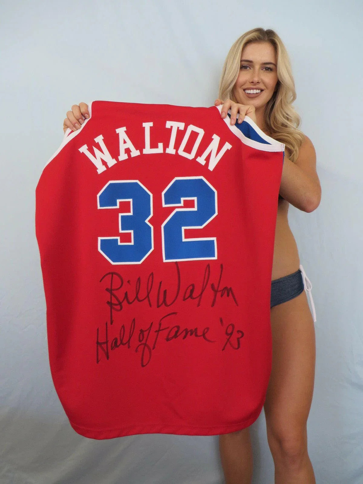Bill Walton autographed 1978 NBA All-Star Game Mitchell And Ness jersey inscribed Hall of Fame 93 JSA - AutographsForSale.com