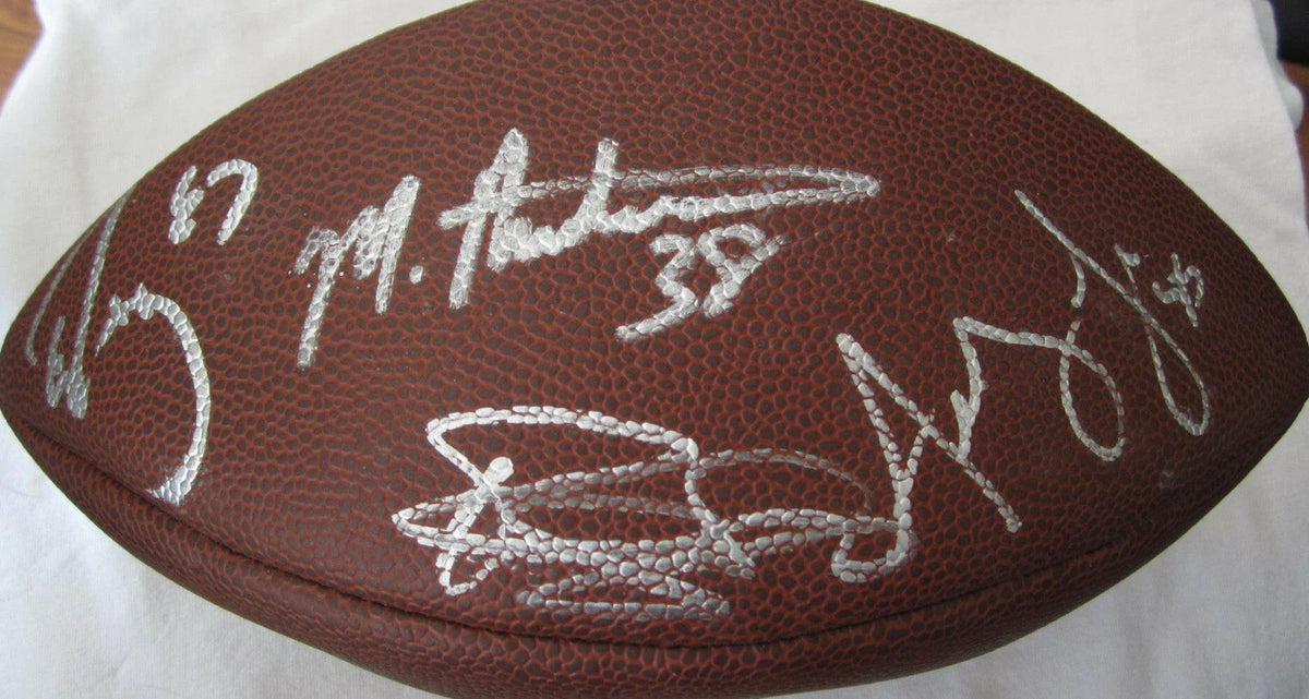 2003 Denver Broncos signed football Mike Anderson Steve Beuerlein Ashley Lelie Ed McCaffrey Rod Smith JSA - AutographsForSale.com