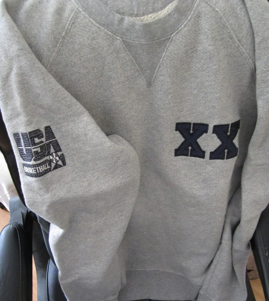 1992 USA Olympic Basketball Dream Team 20th Anniversary Nike gray sweatshirt 2XL NEW - AutographsForSale.com