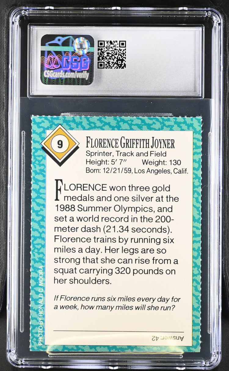 Florence Griffith Joyner 1989 SI for Kids RC CSG 7 - AutographsForSale.com