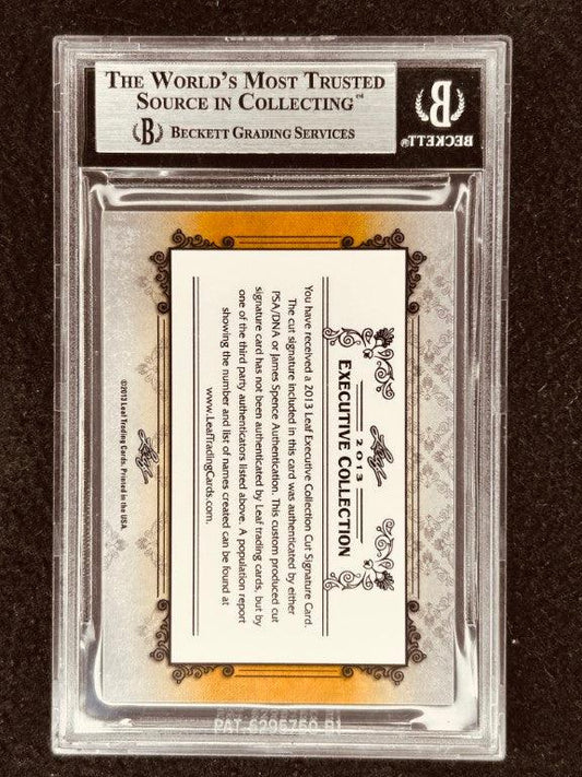 Fran Tarkenton 2013 Leaf Masterpiece Cut Signature certified signed card 1/1 JSA Vikings - AutographsForSale.com