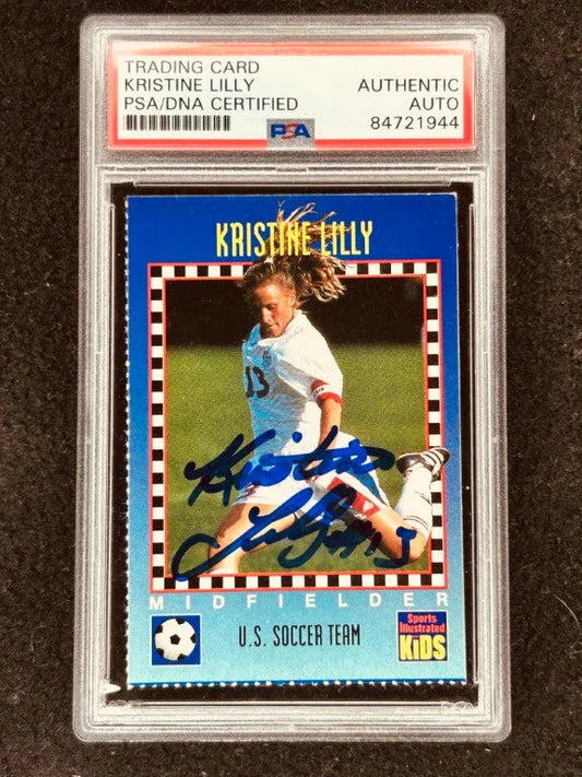 Kristine Lilly signed 1994 SI for Kids Soccer RC PSA/DNA - AutographsForSale.com