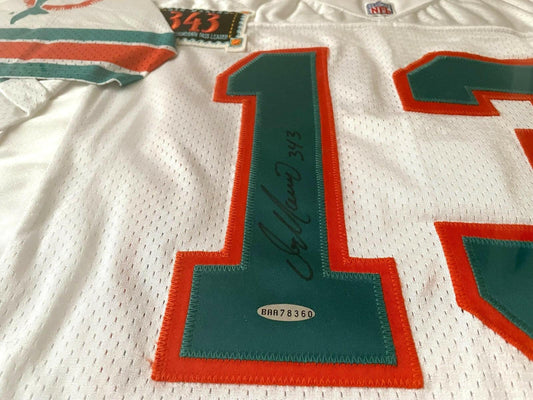 Dan Marino signed Dolphins 1995 game model jersey framed UDA - AutographsForSale.com