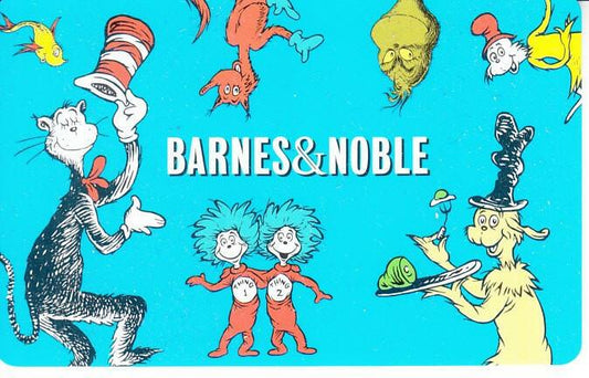 Dr Seuss Cat In The hat Barnes & Noble Gift card - AutographsForSale.com
