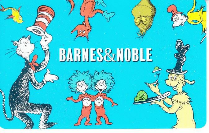 Dr Seuss Cat In The hat Barnes & Noble Gift card - AutographsForSale.com