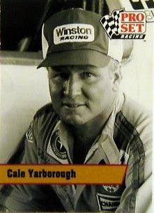 Cale Yarborough 1991 Pro Set Racing Legends insert card L14 - AutographsForSale.com