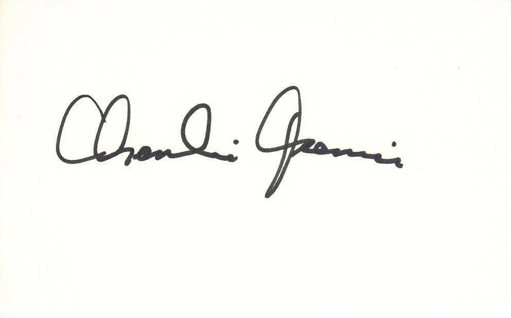 Charlie Joiner autographed 3x5 index card JSA Chargers - AutographsForSale.com