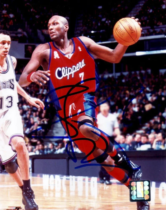 Lamar Odom autographed Los Angeles Clippers 8x10 photo - AutographsForSale.com